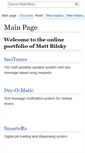 Mobile Screenshot of mattbilsky.com